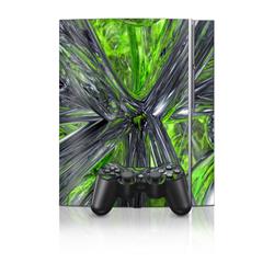 Picture of DecalGirl PS3-ABST-GRN PS3 Skin - Emerald Abstract
