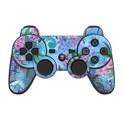 PS3C-LAVFLWR PS3 Controller Skin - Lavender Flowers -  DecalGirl