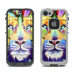 LCF5-KINGOT Lifeproof iPhone 5S Fre Case Skin - King of Technicolor -  DecalGirl