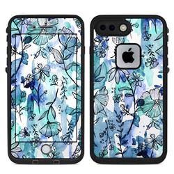 Picture of DecalGirl LFI7P-BLUEINK Lifeproof iPhone 7 & 8 Plus Fre Case Skin - Blue Ink Floral