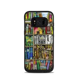 Picture of DecalGirl LFS8-BOOKSHELF Lifeproof Galaxy S8 Fre Case Skin - Bookshelf