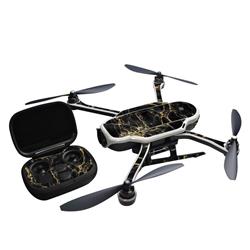 GPK-BLACKGOLD GoPro Karma Skin - Black Gold Marble -  DecalGirl