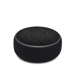 AED3-BLACKWOOD Amazon Echo Dot 3rd Gen Skin - Black Woodgrain -  DecalGirl