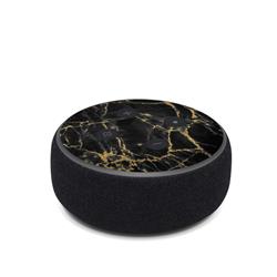 AED3-BLACKGOLD Amazon Echo Dot 3rd Gen Skin - Black Gold Marble -  DecalGirl