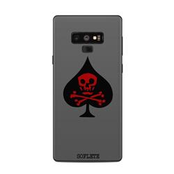 SOFLETE Grey Logo Protector Skin Sticker Compatible with Samsung Galaxy Note 9 - Ultra Thin Protective Vinyl Decal Wrap Cover