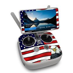 Picture of DecalGirl DP4PC-AMERICANEAGLE DJI Phantom 4 Pro Plus Controller Skin - American Eagle
