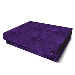 XBOOX-LACQUER-PUR Microsoft Xbox One X Skin - Purple Lacquer -  DecalGirl