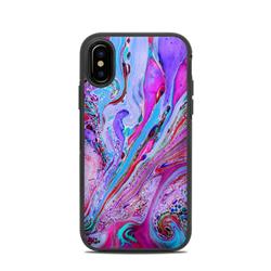 Picture of DecalGirl OSIX-MARBLEDLUSTRE OtterBox Symmetry iPhone X Case Skin - Marbled Lustre