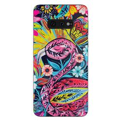 SGS10E-FLASHYFLAMINGO Samsung Galaxy S10e Skin - Flashy Flamingo -  DecalGirl