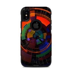 Picture of DecalGirl OCXS-CLRWHEEL OtterBox Commuter iPhone X & XS Case Skin - Color Wheel