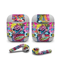 AAP-FLASHYFLAMINGO Apple AirPods Skin - Flashy Flamingo -  DecalGirl