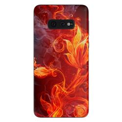 SGS10E-FLWRFIRE Samsung Galaxy S10e Skin - Flower of Fire -  DecalGirl