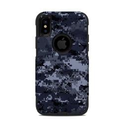 OCXS-DIGINCAMO OtterBox Commuter iPhone X & XS Case Skin - Digital Navy Camo -  DecalGirl