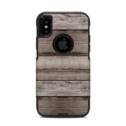 OCXS-BWOOD OtterBox Commuter iPhone X & XS Case Skin - Barn Wood -  DecalGirl