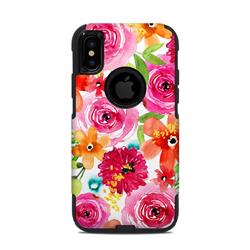 OCXS-FLORALPOP OtterBox Commuter iPhone X & XS Case Skin - Floral Pop -  DecalGirl