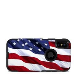 OCXS-PATRIOTIC OtterBox Commuter iPhone X & XS Case Skin - Patriotic -  DecalGirl