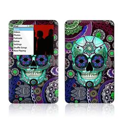 IPC-SUGSKLSOMB iPod Classic Skin - Sugar Skull Sombrero -  DecalGirl