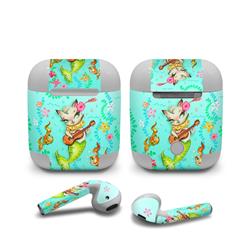 AAP-MERKITUKEL Apple AirPods Skin - Merkitten with Ukelele -  DecalGirl