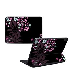 Picture of DecalGirl AIPSK11-DKFLOWERS Apple iPad Pro Smart Keyboard 11.7 in. Skin - Dark Flowers