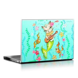 LS-MERKITUKEL Laptop Skin - Merkitten with Ukelele -  DecalGirl