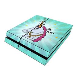 Picture of DecalGirl PS4-BEYOUNI Sony PS4 Skin - Be You Unicorn