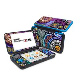 N2DSXL-MEHNDIG Nintendo 2DS XL Skin - Mehndi Garden -  DecalGirl