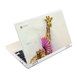 Picture of DecalGirl ACR11-LOUNGEGIRAFFE Acer Chromebook R11 Skin - Lounge Giraffe