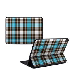 Picture of DecalGirl AIPSK11-PLAID-TUR Apple iPad Pro Smart Keyboard 11.7 in. Skin - Turquoise Plaid