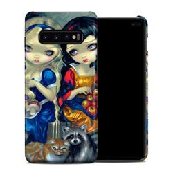 Picture of DecalGirl SGS10PCC-ALCSNW Samsung Galaxy S10 Plus Clip Case - Alice & Snow White
