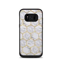 Picture of DecalGirl LFS8-HONEYMRB Lifeproof Galaxy S8 Fre Case Skin - Honey Marble