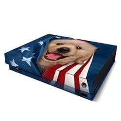 XBOOX-PATRETRIEV Microsoft Xbox One X Skin - Patriotic Retriever -  DecalGirl