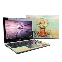 Picture of DecalGirl AC74-RELAX Acer Chromebook C740 Skin - Relaxing on Beach