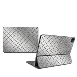 Picture of DecalGirl AIP11FK-DIAMONDPLATE Apple Smart Keyboard iPad Pro 11 Skin - Diamond Plate