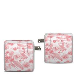 Picture of DecalGirl APA87-WASHEDOUT Apple 87W USB-C Power Adapter Skin - Washed Out Rose