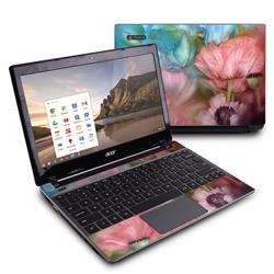 Picture of DecalGirl ACC7-POPPYGARDEN Acer Chromebook C7 Skin - Poppy Garden