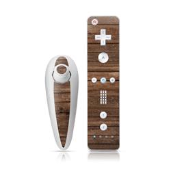 WIINC-STRIWOOD Wii Nunchuk & Remote Skin - Stripped Wood -  DecalGirl