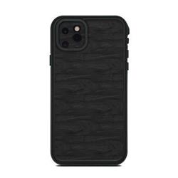 LF11PM-BLACKWOOD Lifeproof iPhone 11 Pro Max Fre Case Skin - Black Woodgrain -  DecalGirl