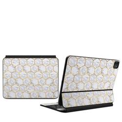 Picture of DecalGirl AIP11M-HONEYMRB Apple Magic Keyboard iPad Pro 11 in., 2nd Gen Skin - Honey Marble