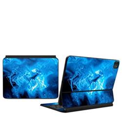 Picture of DecalGirl AIP11M-QWAVES-BLU Apple Magic Keyboard iPad Pro 11 in., 2nd Gen Skin - Blue Quantum Waves