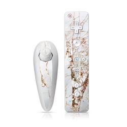 WIINC-HZLMRB Wii Nunchuk & Remote Skin - Hazel Marble -  DecalGirl