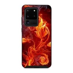 OSG20U-FLWRFIRE OtterBox Symmetry Samsung Galaxy S20 Ultra Case Skin - Flower of Fire -  DecalGirl