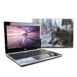 Picture of DecalGirl AC74-SNWWLVS Acer Chromebook C740 Skin - Snow Wolves