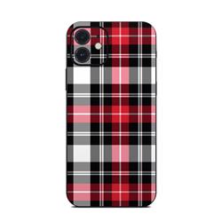 AIP12-PLAID-RED Apple iPhone 12 Skin - Red Plaid -  DecalGirl