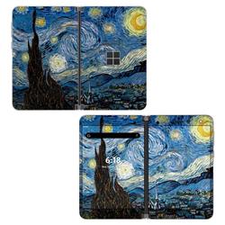 MDUO-VG-SNIGHT Microsoft Surface Duo Skin - Starry Night -  DecalGirl