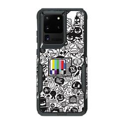 OCS20U-TVKILLS OtterBox Commuter Galaxy S20 Ultra Case Skin - TV Kills Everything -  DecalGirl