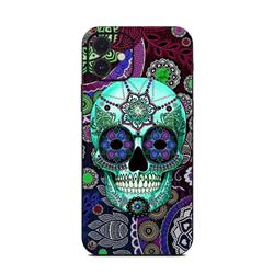 AIP12-SUGSKLSOMB Apple iPhone 12 Skin - Sugar Skull Sombrero -  DecalGirl