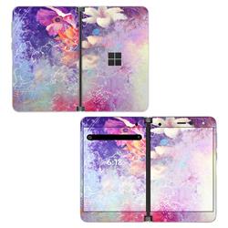 MDUO-SKFLILY Microsoft Surface Duo Skin - Sketch Flowers Lily -  DecalGirl