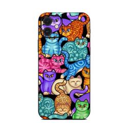 AIP12-CLRKIT Apple iPhone 12 Skin - Colorful Kittens -  DecalGirl