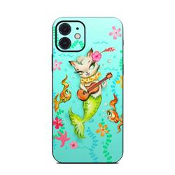 AIP12-MERKITUKEL Apple iPhone 12 Skin - Merkitten with Ukelele -  DecalGirl