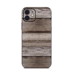 AIP12-BWOOD Apple iPhone 12 Skin - Barn Wood -  DecalGirl